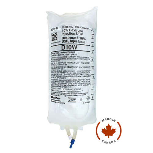 IV Dextrose 10% 1000ML 12/CS