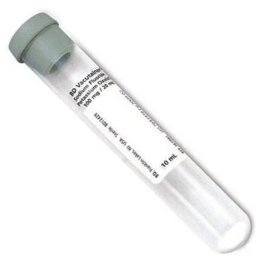 Glass Fluoride Tube 10mL 100/10BX/CS