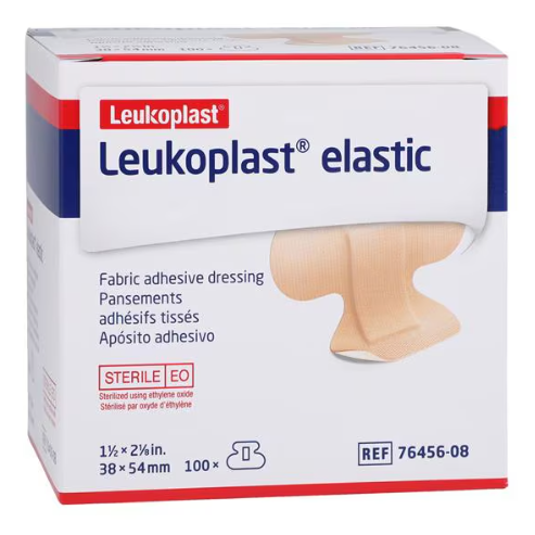 Leukoplast Elastic Fabric 1.5x2 1/8" 100