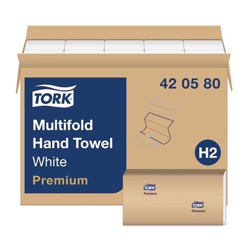 Tork Premium Multifold Hand Towel 250/12