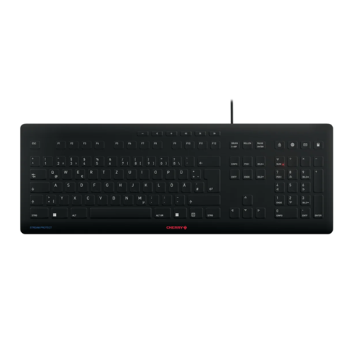 Wired Keyboard with Protective Cover BLK