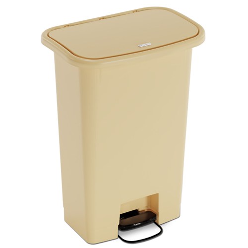 Plastic Waste Receptacle 8gl Beige