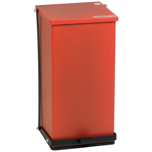 Step-On Garbage Can 24qt Red
