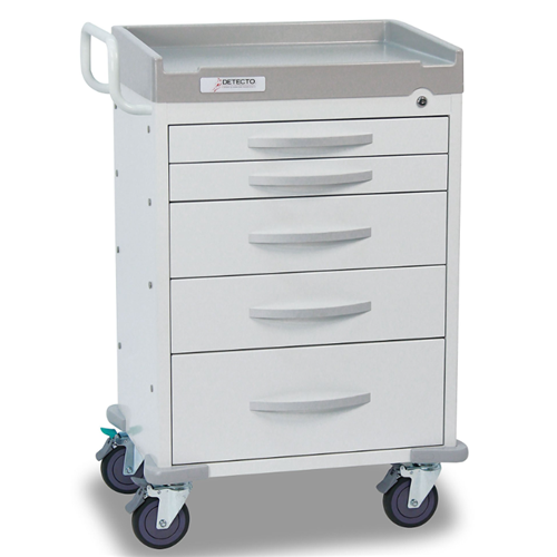 Rescue Series Medical Cart 5 Drawers