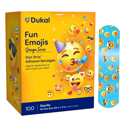 Emojis Adhesive Bandages 100/12bx/cs