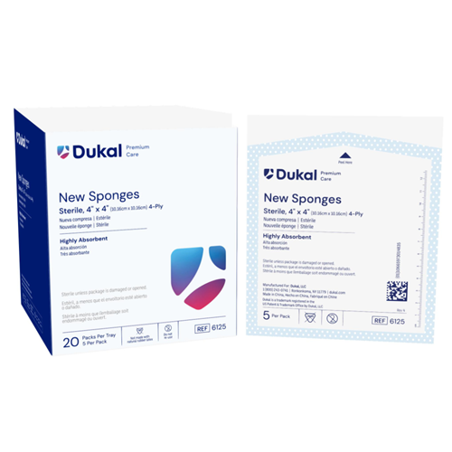 Gauze 4x4 4ply Sterile 5/20pk/8ty/cs