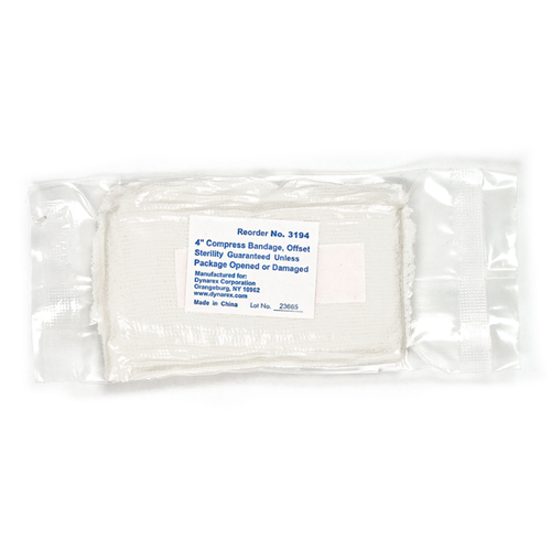 Compress Bandage, 4" Sterile 100/cs Compress Bandage, 4" Sterile 100/cs