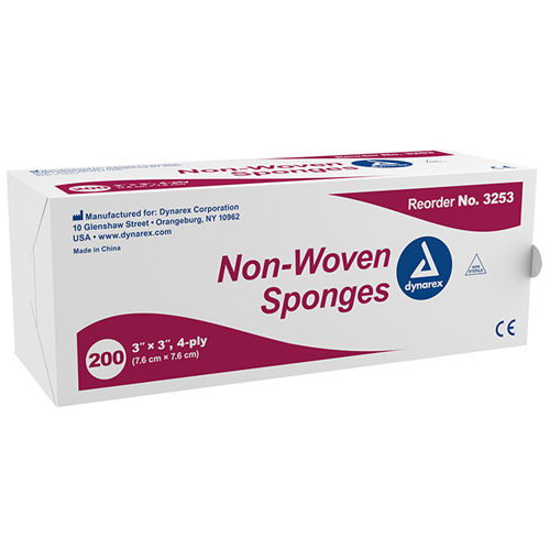 Gauze Non-Sterile 3x3 4ply 200/20BG/CS