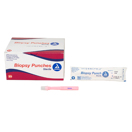 Biopsy Punches 5.0mm Pink 25/box