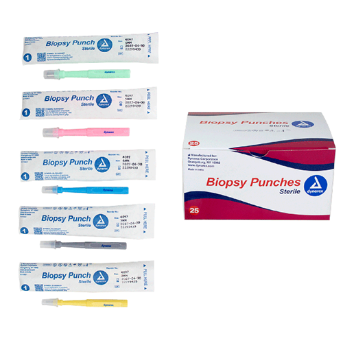 Biopsy Punches Assorted Sizes 25/box