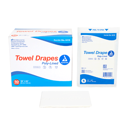 Drape Plain Sterile 18"X26" 50/6BX/CS Drape Plain Sterile 18"X26" 50/6BX/CS