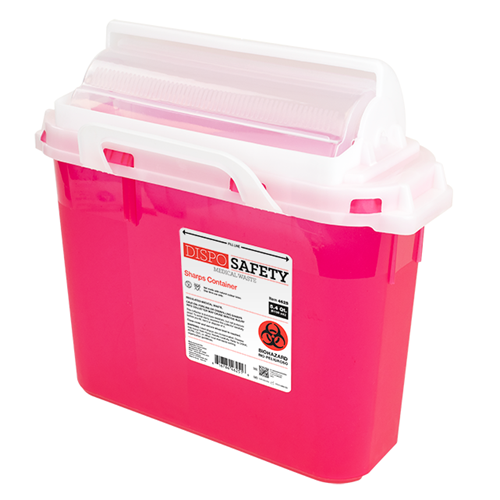 Sharps Container 5.4qt Red 20/case