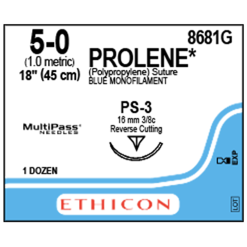 PROLENE 5/0 PS-3  12/BX