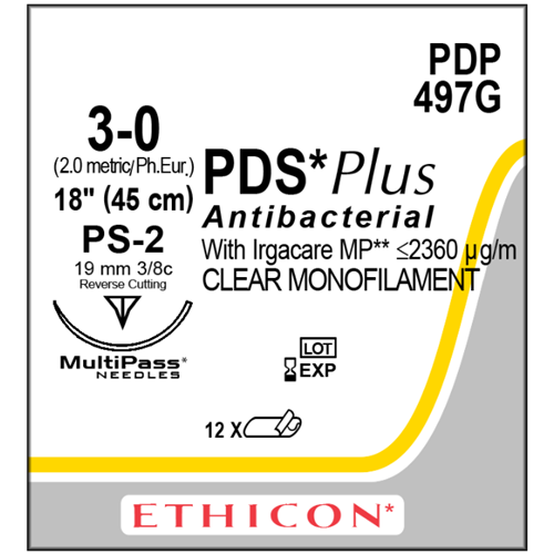 PDS Plus Undyed 3/0 PS-2 12/box