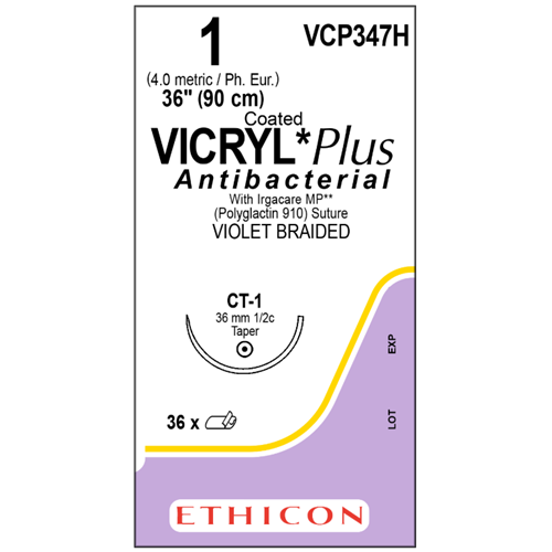 Vicryl Plus Violet  1 CT-1 36/bx