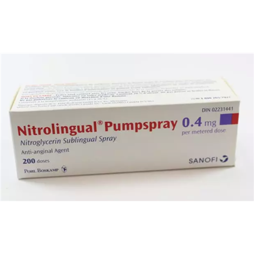 Nitrolingual Pump Spray 0.4mg