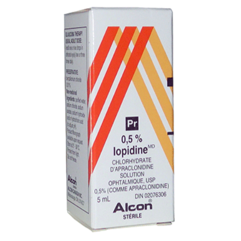Iopidine Apraclonidine 0.5% 5ml