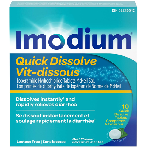 Imodium Quick Dissolve Tablets 10/bx