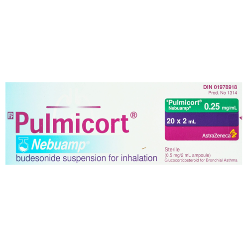 Pulmicort 0.25mg/ml 2ml 20/bx