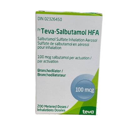 Teva Salbutamol Inhaler 200ds