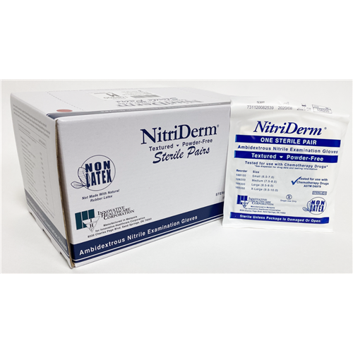 NitriDerm Nitrile Sterile Xlg  50/4BX/CS