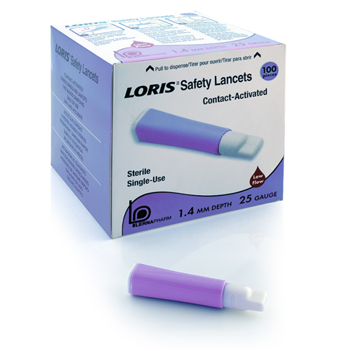 Loris Safety Lancets 100/20bx/cs Loris Safety Lancets 100/20bx/cs