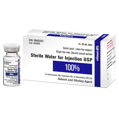 Sterile Water Inj 10ml 10 vials/box