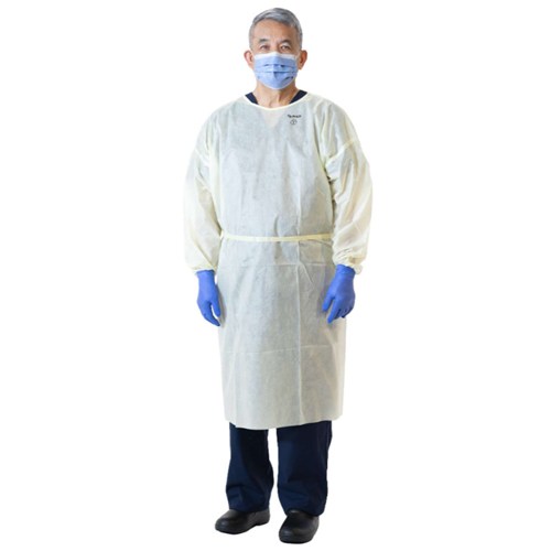 Isolation Gown X-large Yellow 100/cs
