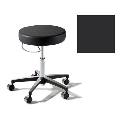 Air Lift Stool Chrome Base - Obsidian