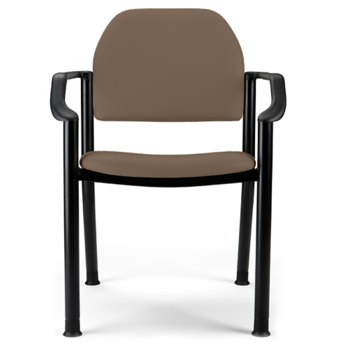 Side Chair With Arms - Robust Brown