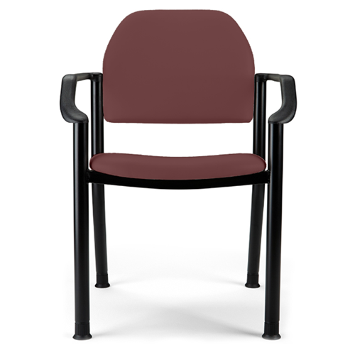 Side Chair With Arms - Cranberry