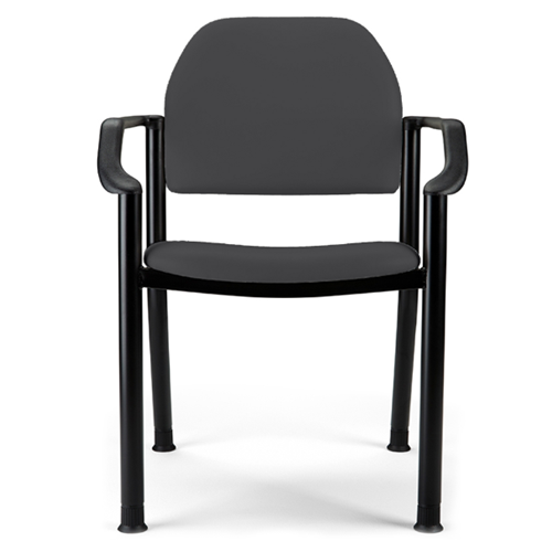 Side Chair With Arms - Obsidian Side Chair With Arms - Obsidian