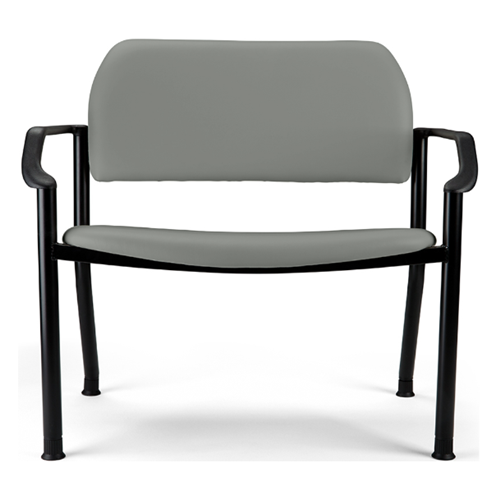Bariatric Chair with Arms Lunar Gray