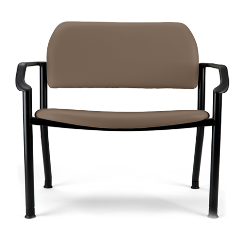 Bariatric Chair with Arms Robust Brown