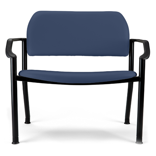 Bariatric Chair with Arms Soothing Blue Bariatric Chair with Arms Soothing Blue