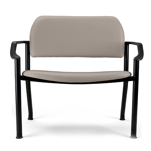 Bariatric Chair with Arms Dark Linen