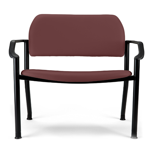 Bariatric Chair with Arms Cranberry