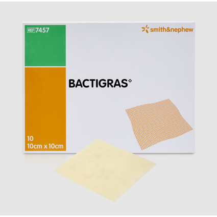 BACTIGRAS 10X10 CM 50/18BX/CS