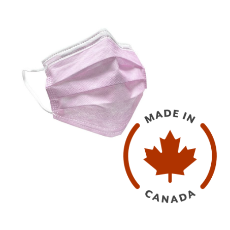 Face Mask Earloop Pink 50/10bx/cs