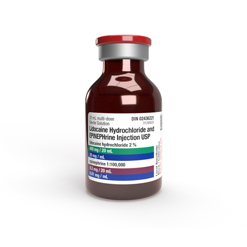 Lidocaine 2% W/Epi 20ml 10vl/bx
