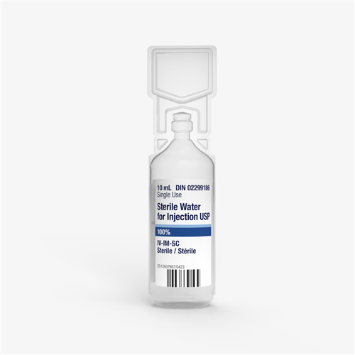Sterile Water Inj USP 10ml 20/box