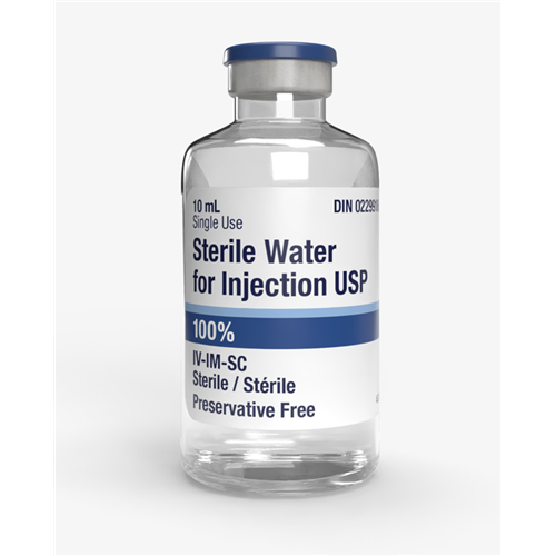 Sterile Water Inj USP 10ml 25 vials/box