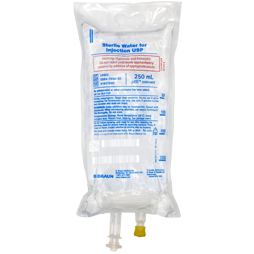 IV Sterile Water 250ml 24/cs