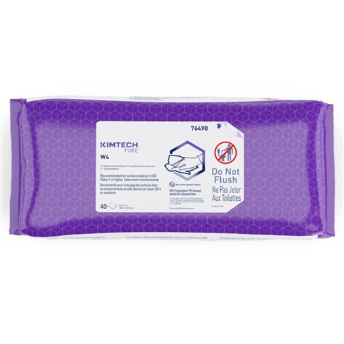Kimtech Pure W4 Alcohol Wipes Sterile