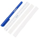 Skin Marker FineTip w/Ruler & Label 50/B
