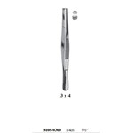 Tissue Forcep 5.5" 3x4 teeth