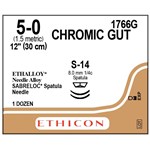 Chromic Gut 5/0 S-14,S-14 12/bx