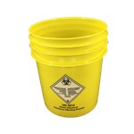 Biohazard Pail Yellow 15lt 125/SK