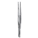 Dressing Forcep Straight Serrated 5"