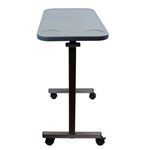 Over bed Table Plastic Top - Grey